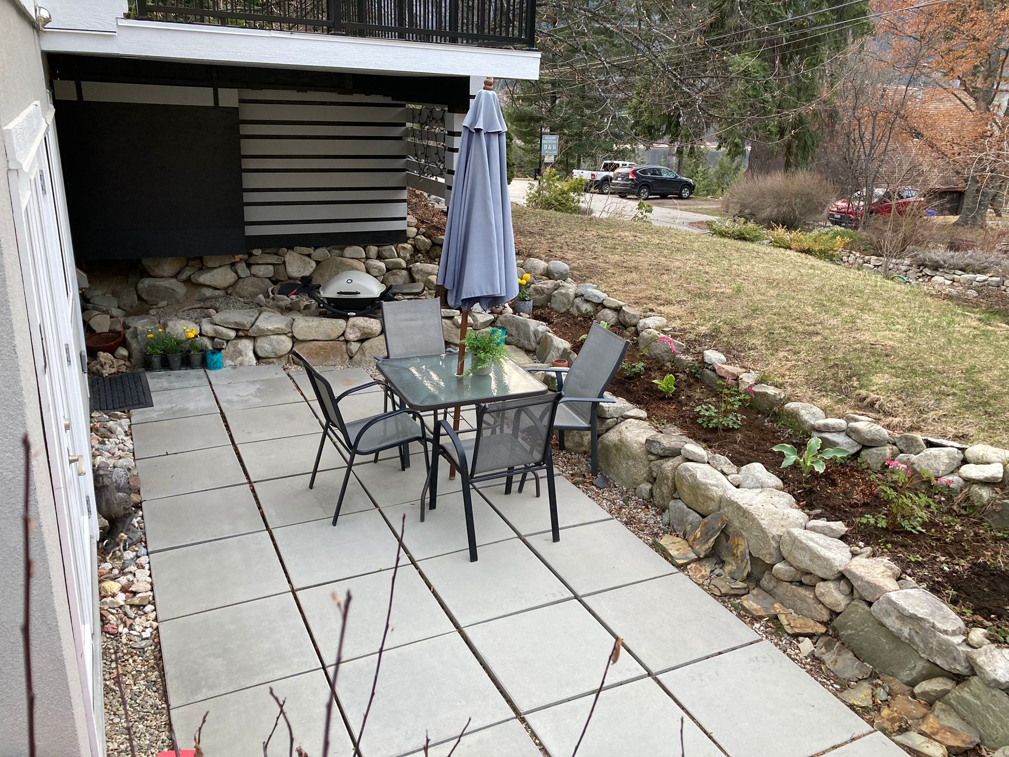 Patio with BBQ